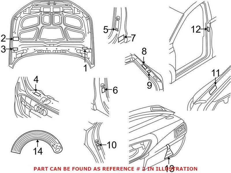 Genuine VW/Audi Emission Label 4KE010504 – Genuine VW/Genuine VW/Audi