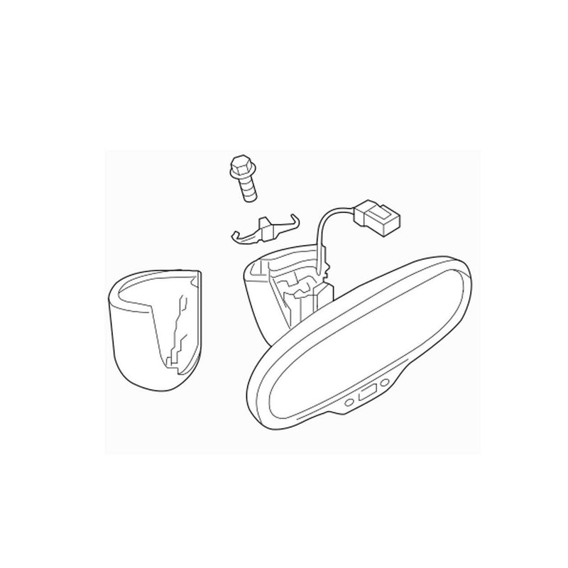 Genuine VW/Audi Interior Rear View Mirror 4KE857511C9B9 – Genuine VW/Genuine VW/Audi