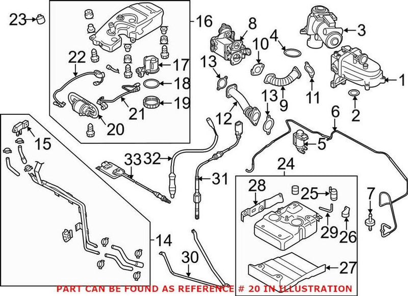 Genuine VW/Audi Diesel Exhaust Fluid (DEF) Pump 4L0131899M