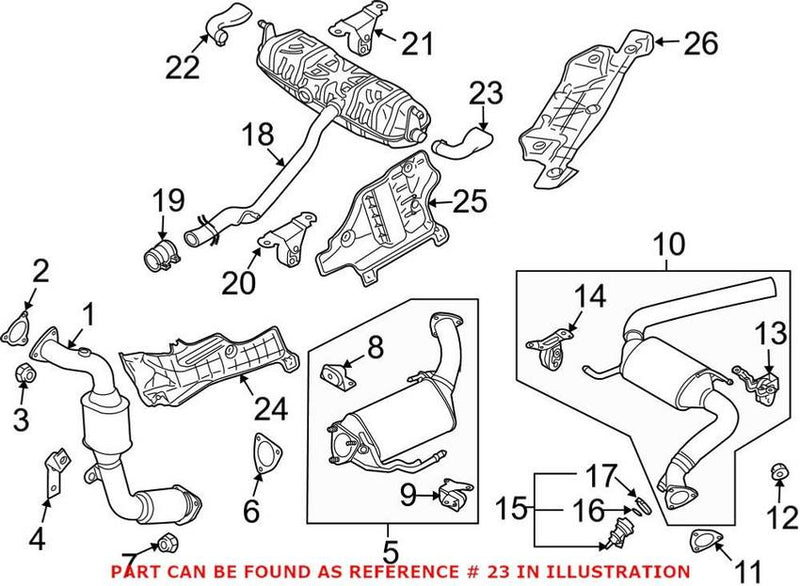 Genuine VW/Audi Exhaust Tail Pipe Tip – Driver Side 4L0253681AE