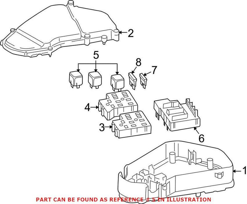 Genuine VW/Audi VW Accessory Power Relay 4L0907282B