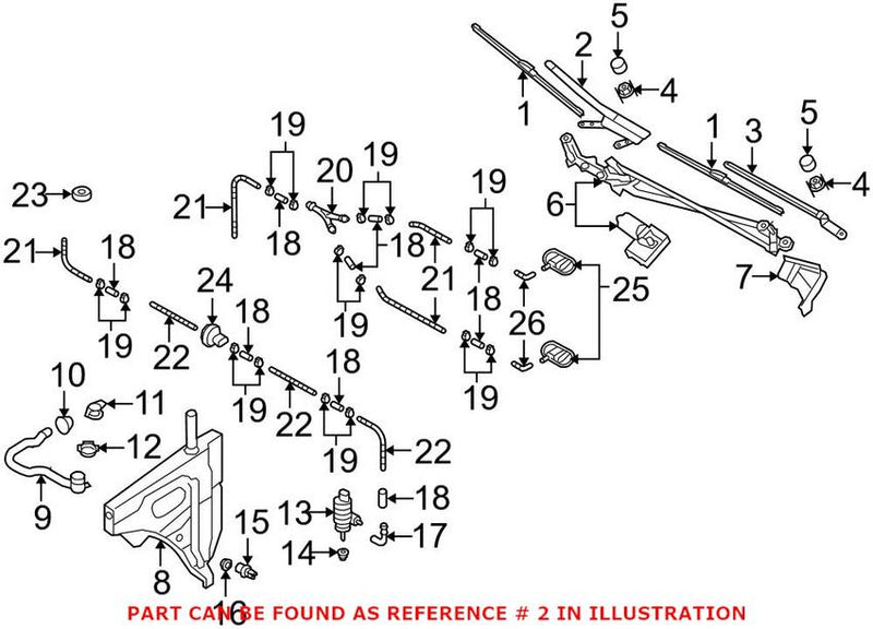 Genuine VW/Audi Windshield Wiper Arm – Passenger Side 4L1955408B1P9