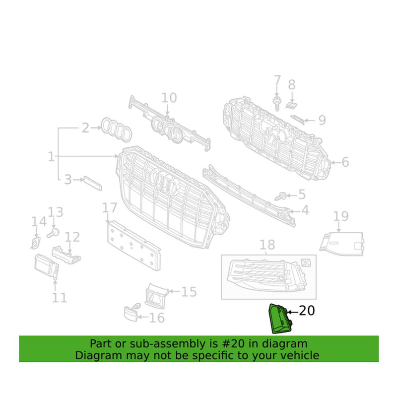 License Plate Bracket – Front