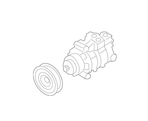 Genuine VW/Audi A/C Compressor 4M0816803F – Genuine VW/Genuine VW/Audi