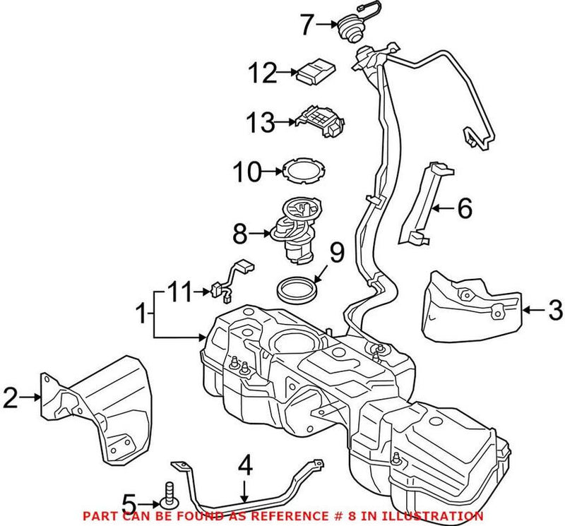 GENUINE VW/AUDI Fuel Pump Assembly - 4M0 919 087 F