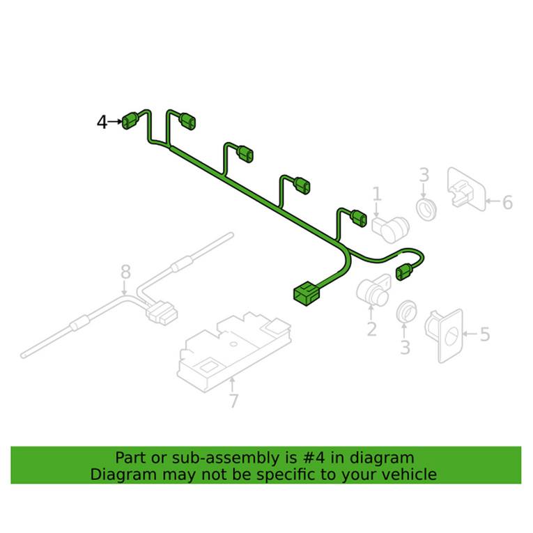 Genuine VW/Audi Engine Wiring Harness 4M0971104AK – Genuine VW/Genuine VW/Audi