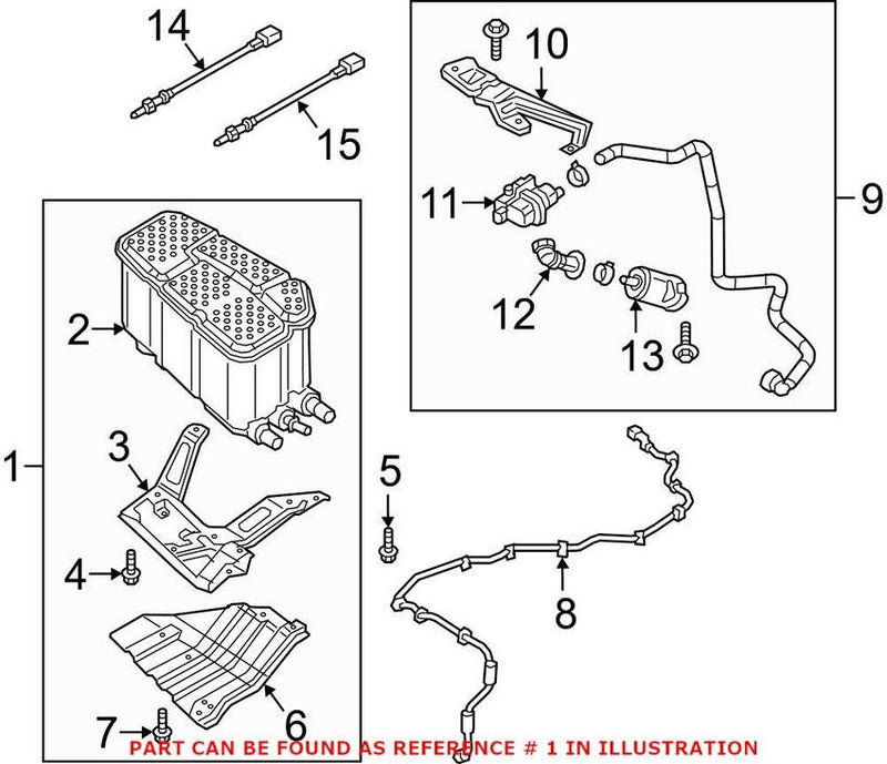 Genuine VW/Audi Vapor Canister 4M4201799D – Genuine VW/Genuine VW/Audi