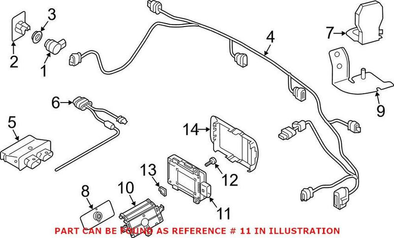 Genuine VW/Audi Blind Spot Detection System Warning Sensor