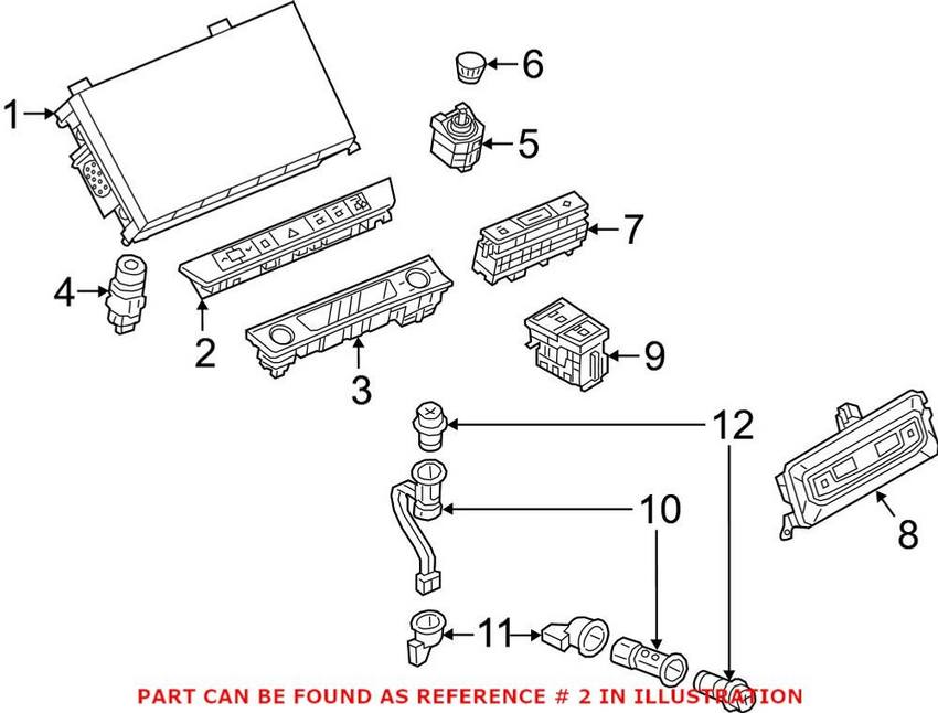 Genuine VW/Audi Combination Switch 4N0925301B – Genuine VW/Genuine VW/Audi