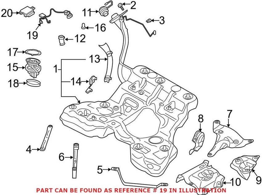 Genuine VW/Audi Fuel Pump Wiring Harness