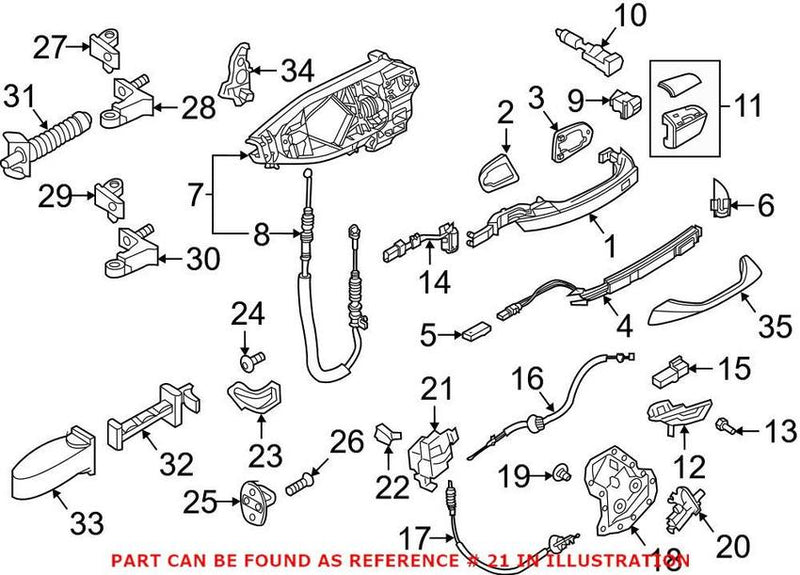 Genuine VW/Audi Door Latch Assembly – Front Driver Side