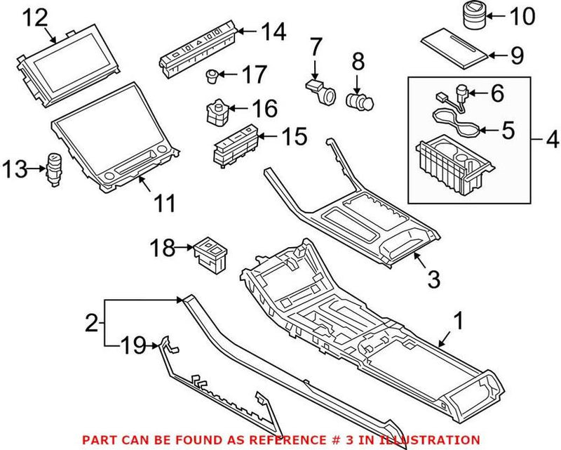 Genuine VW/Audi Automatic Transmission Shift Cover Plate
