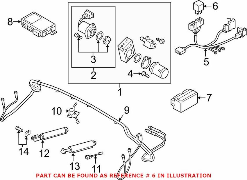 Genuine VW/Audi Convertible Top Relay 4S7898671