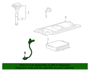 Genuine Porsche parts diagram