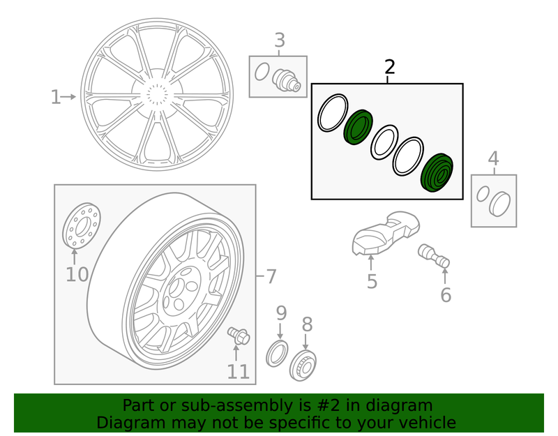 Genuine Porsche parts diagram