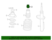 Genuine Porsche parts diagram