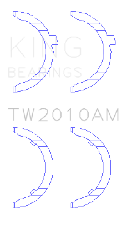 KING ENGINE BEARINGS TW2010AM