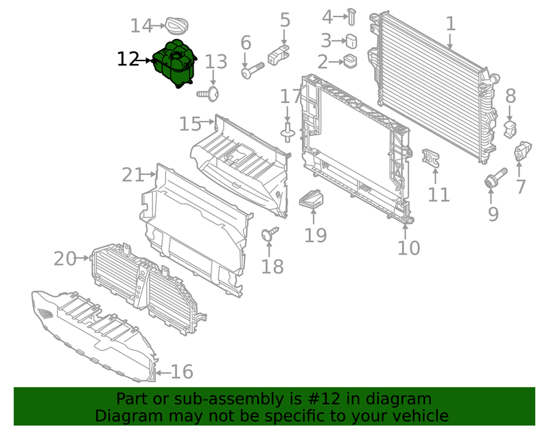 Genuine Porsche parts diagram