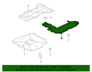 Genuine Porsche parts diagram