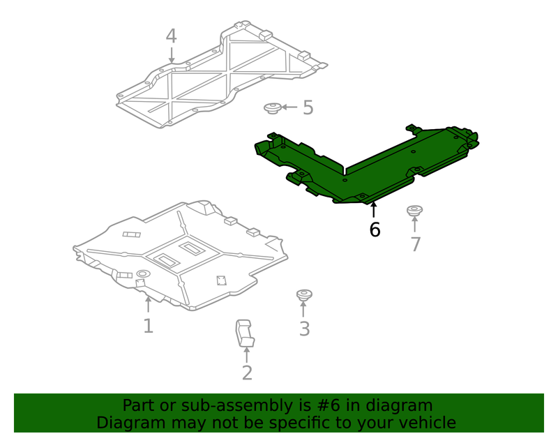 Genuine Porsche parts diagram