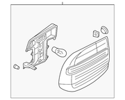 Genuine Porsche parts diagram