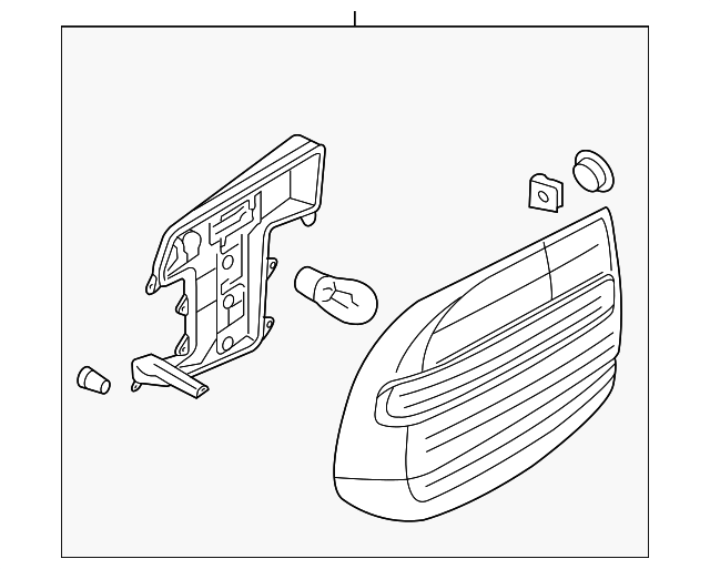 Genuine Porsche parts diagram