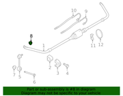 Genuine Porsche parts diagram