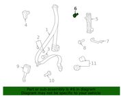 Genuine Porsche parts diagram