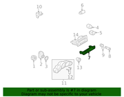 Genuine Porsche parts diagram