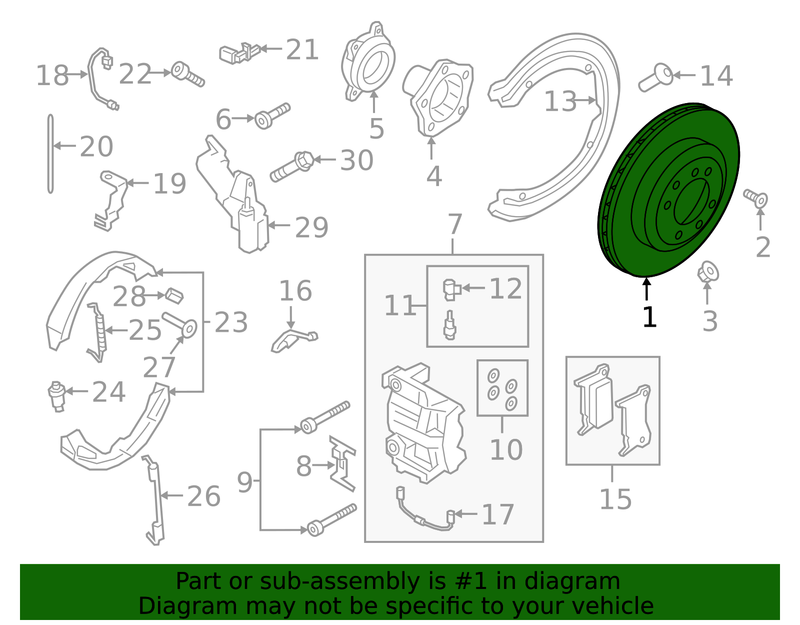 Genuine Porsche parts diagram