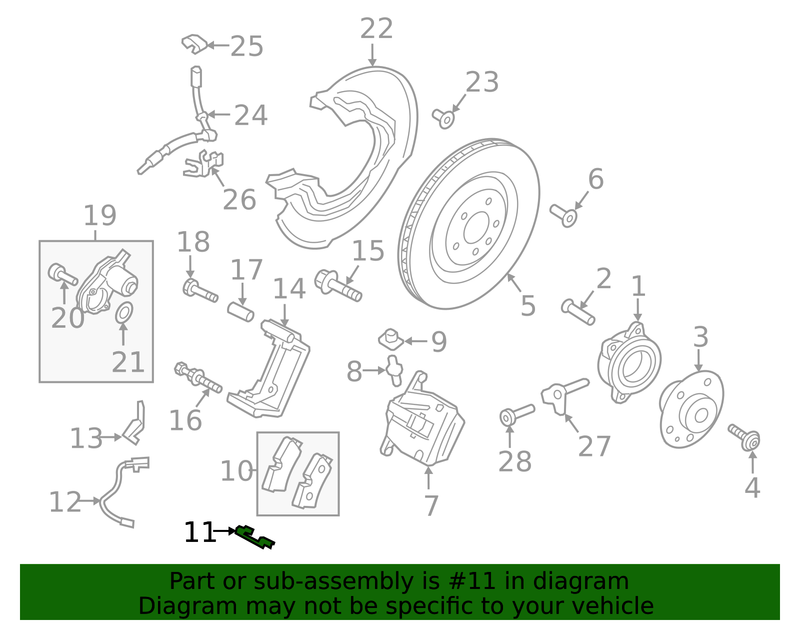 Genuine Porsche parts diagram