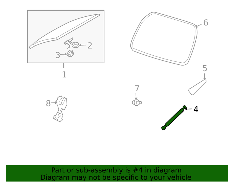 Genuine Porsche parts diagram