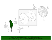 Genuine Porsche parts diagram