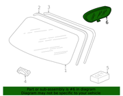 Genuine Porsche parts diagram