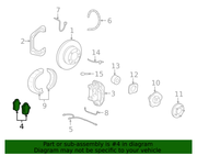 Genuine Porsche parts diagram