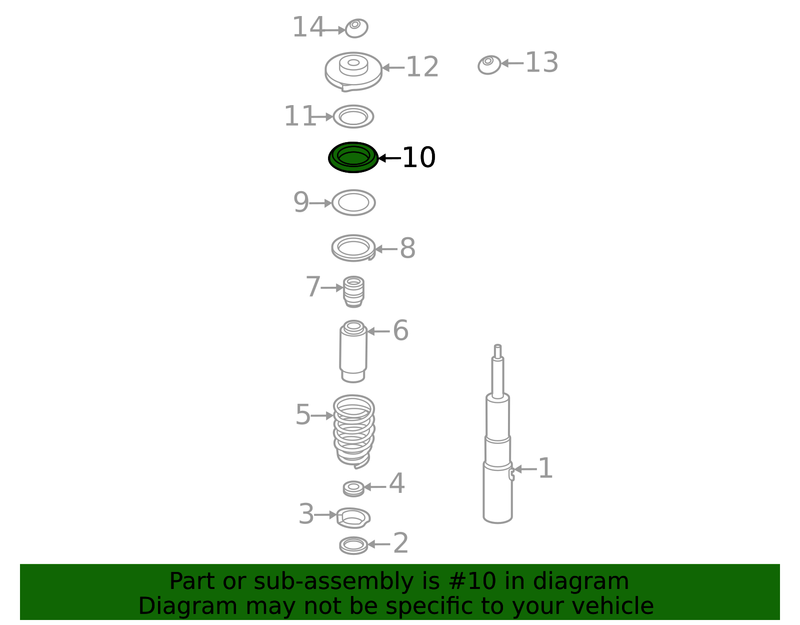 Genuine Porsche parts diagram