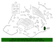 Part can be found as reference #17 in illustration