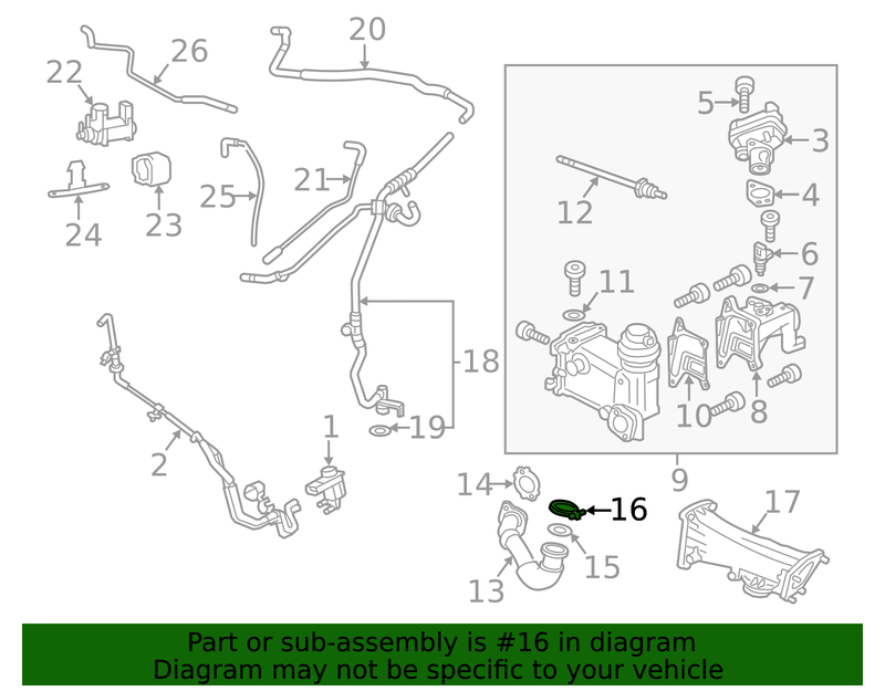 Genuine Porsche parts diagram