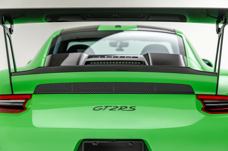 Vorsteiner GW9 Rear Decklid Spoiler Carbon Fiber PP 2x2 Glossy For Porsche 991 GT2 - POV2060
