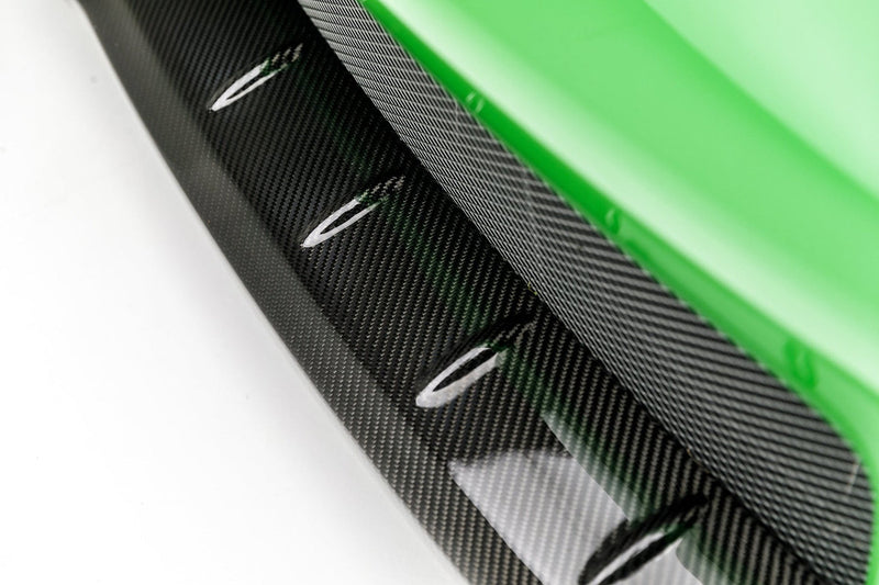 Vorsteiner GW9 Aero Front Spoiler Carbon Fiber PP 2X2 Glossy For Porsche 991 GT2 - POV2020