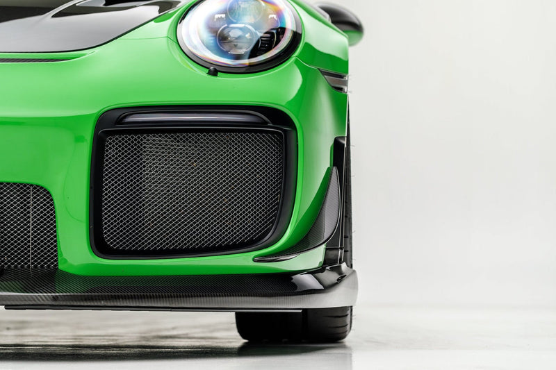 Vorsteiner GW9 Aero Front Canards Carbon Fiber PP 2X2 Glossy For Porsche 991 GT2 - POV2005