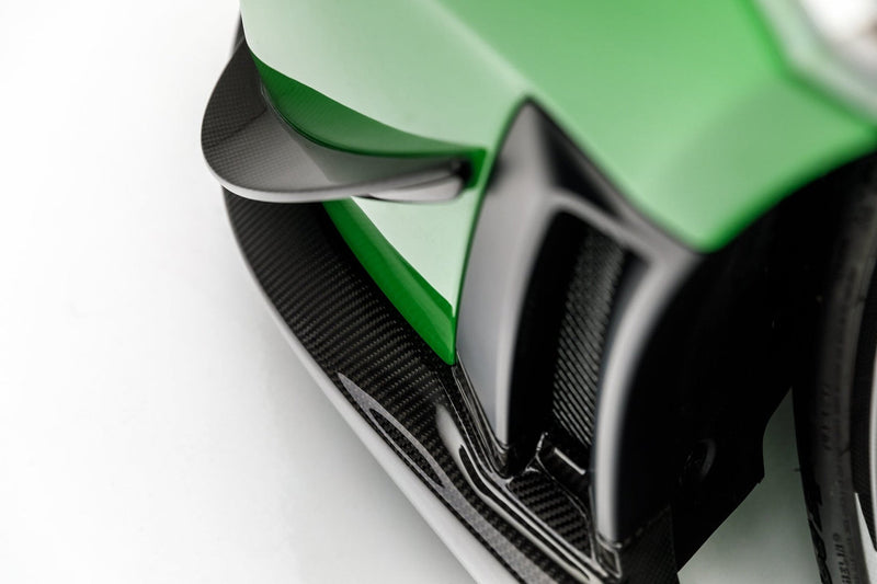 Vorsteiner GW9 Aero Front Canards Carbon Fiber PP 2X2 Glossy For Porsche 991 GT2 - POV2005