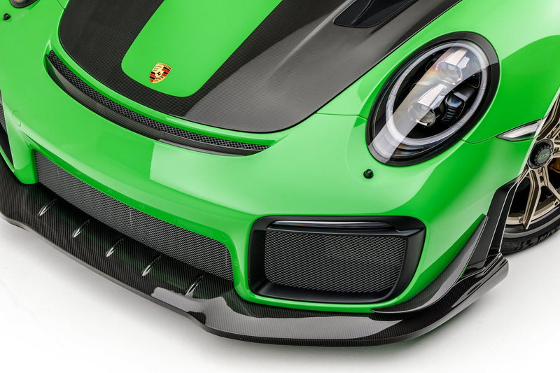 Vorsteiner GW9 Aero Front Spoiler Carbon Fiber PP 2X2 Glossy For Porsche 991 GT2 - POV2020