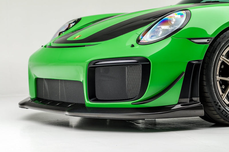 Vorsteiner GW9 Aero Front Spoiler Carbon Fiber PP 2X2 Glossy For Porsche 991 GT2 - POV2020