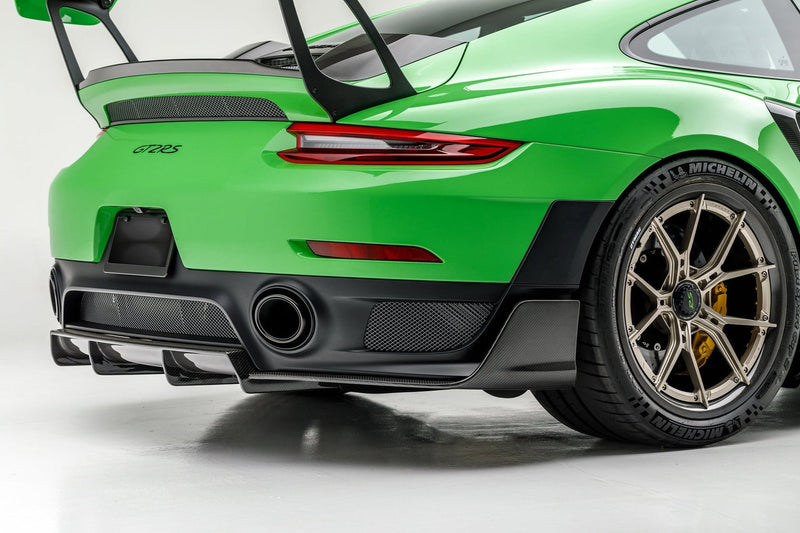 Vorsteiner GW9 Rear Diffuser Carbon Fiber PP 2x2 Glossy For Porsche 991 GT2 - POV2050