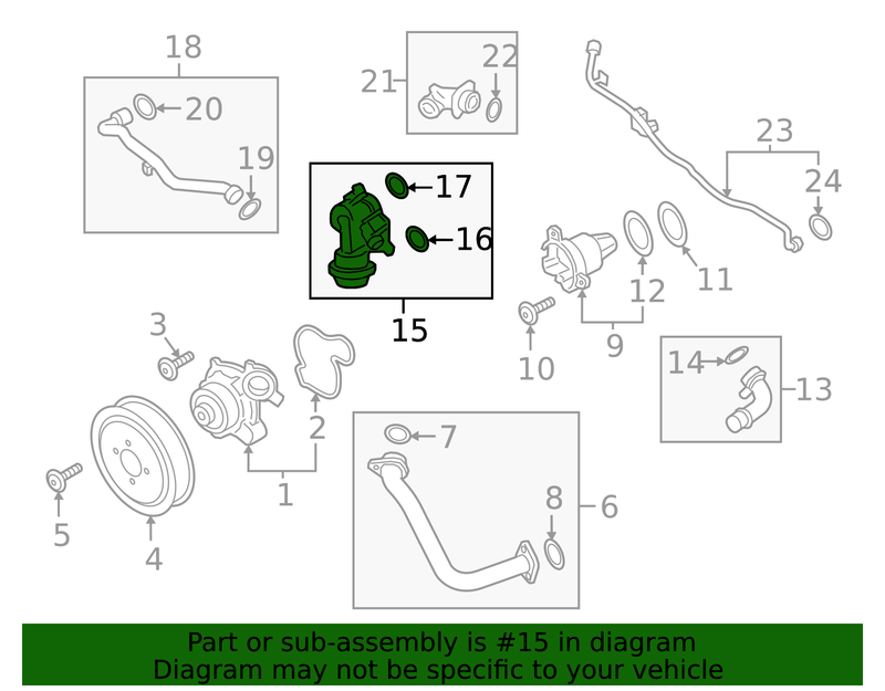 Genuine Porsche parts diagram