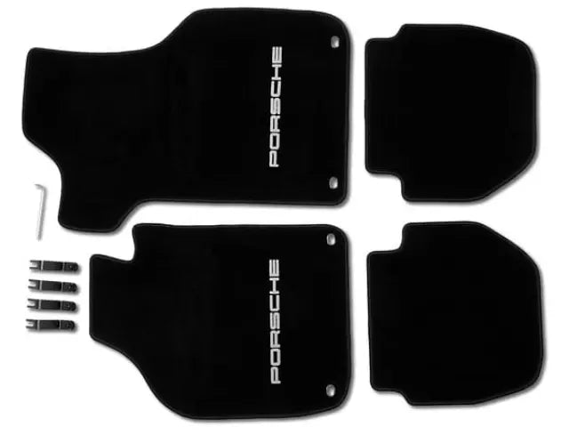 Set Of Floor Mats - Black