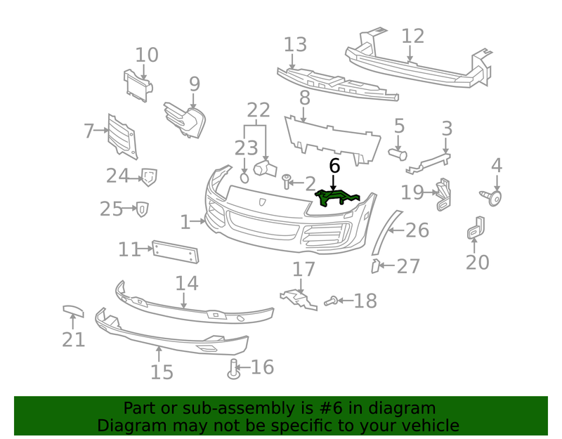 Genuine Porsche parts diagram