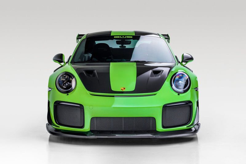 Vorsteiner GW9 Aero Front Spoiler Carbon Fiber PP 2X2 Glossy For Porsche 991 GT2 - POV2020