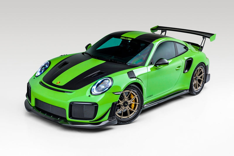 Vorsteiner GW9 Aero Front Spoiler Carbon Fiber PP 2X2 Glossy For Porsche 991 GT2 - POV2020